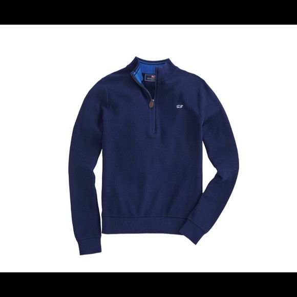 Vineyard Vines Other - Vineyard vines boys classic zip mock neck sweater